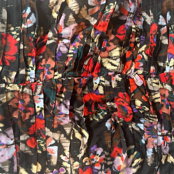 Zara floral ruched skirt - Picture 6 of 7